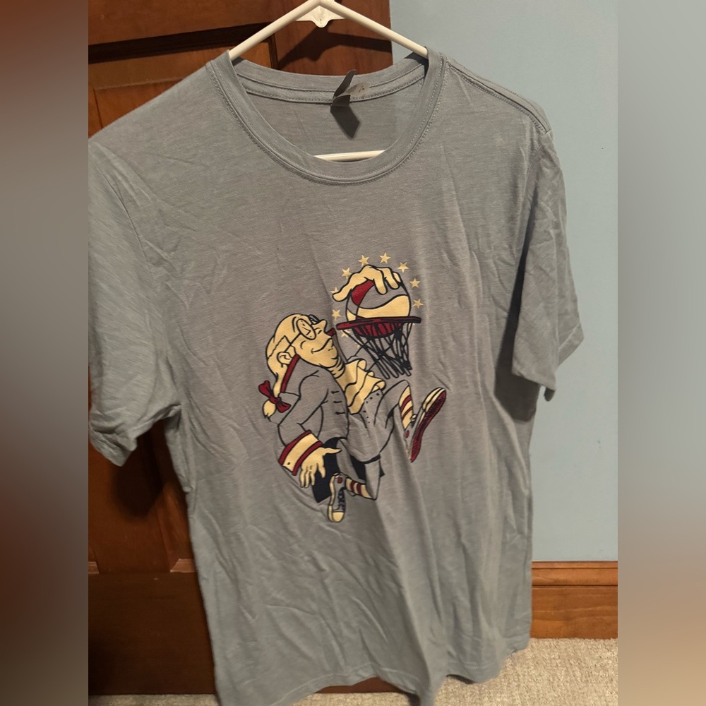 Next Level Apparel Men's Philadelphia 76ers Graphic Tee - Light Blue